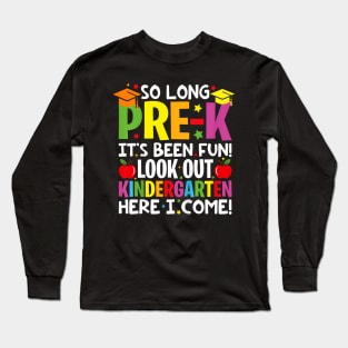 Kids Preschool Graduate Pre K Grad 2024 Preschool Graduation 2024 Long Sleeve T-Shirt